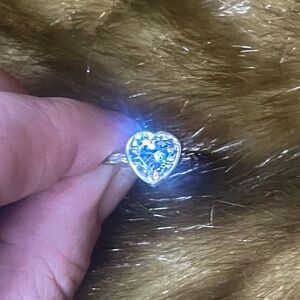 🤍Melinda Maria Heart Cut Simulated Diamond Ring🤍 Sz8 EUC